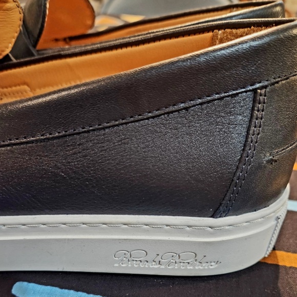 BROOKS BROTHERS Navy Casual Leather Loafers